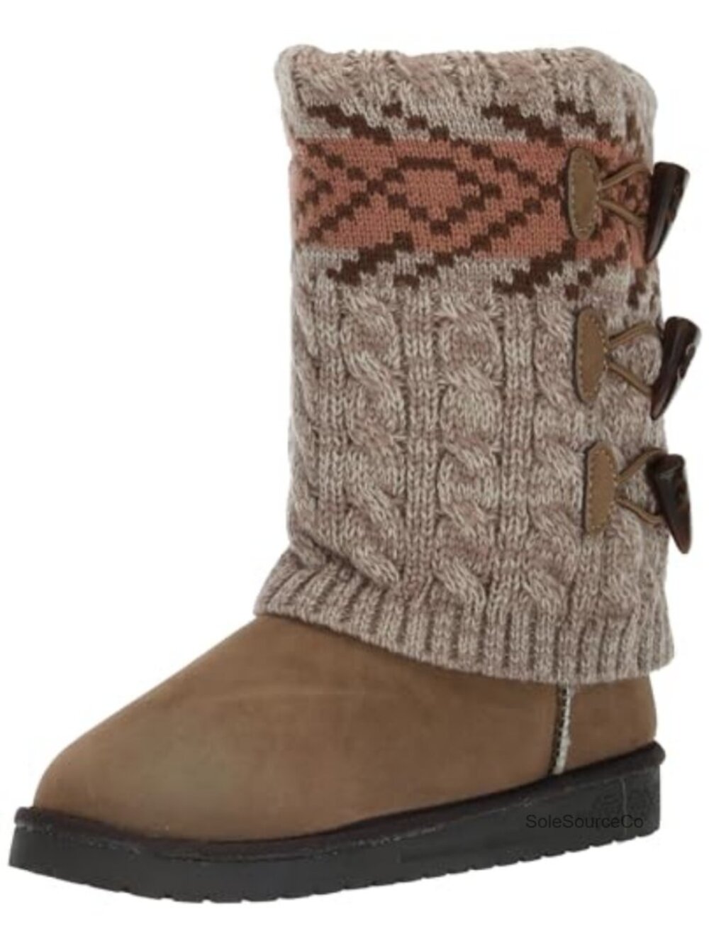 Women's Cheryl Fashion Boots Faux Suede Faux Fur Lined Mid-Calf Pull-On